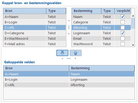 ImportKoppelVelden