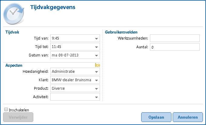 Webclient_urenboekingscherm